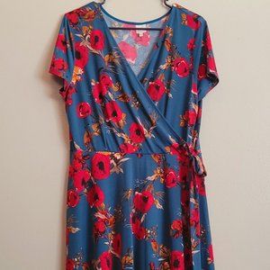 KAILEIGH faux wrap dress